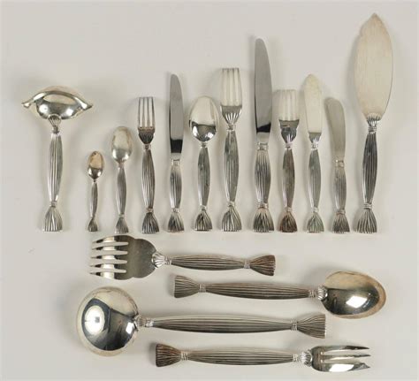 hermes gold silverware
